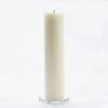 Richland Pillar Candle 3"x12" Light Ivory