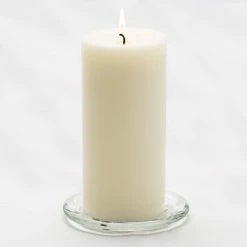 Richland Pillar Candles 3"x6" Light Ivory Set Of 24