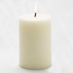 Shop By Event Richland 4" X 6" Light Ivory Pillar Candle