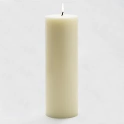 Richland 4" X 12" Light Ivory Pillar Candle