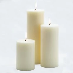 Richland 4" X 9" Light Ivory Pillar Candles Set Of 6 Shop By Event 5 Richland 4