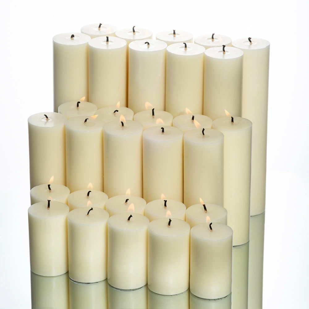 Shop By Event Richland Pillar Candles 2"x3", 2"x6", 2"x9" Set Of 30 2 Shop By Event Richland Pillar Candles 2"x3", 2"x6", 2"x9" Set Of 30