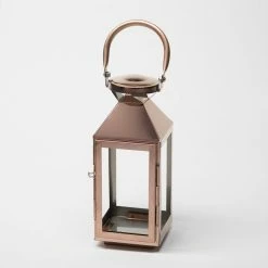 Reception Richland Copper Finish Steel Revere Lantern – Small