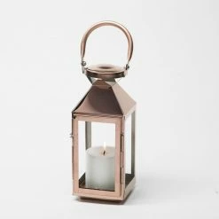 Reception Richland Copper Finish Steel Revere Lantern – Small