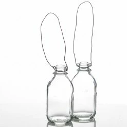 Richland Vintage Bottle Hanging Glass Vase Set Of 12 Weddings