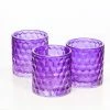 Richland Purple Chunky Honeycomb Glass Votive & Tealight Holder Set Of 48