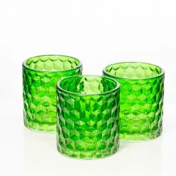 Richland Green Chunky Honeycomb Glass Votive & Tealight Holder Set Of 24 Shop By Event