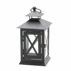 Richland Noble Lantern Black Metal 7"