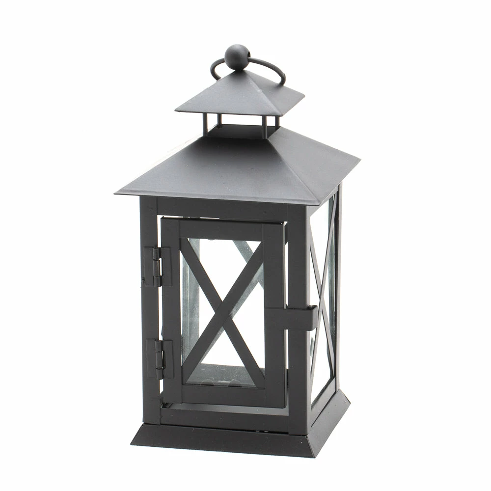 Richland Noble Lantern Black Metal 7" 1 Richland Noble Lantern Black Metal 7"