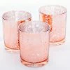 Richland Votive Holder Grande Rose Gold Mercury Set Of 12 Shop By Event