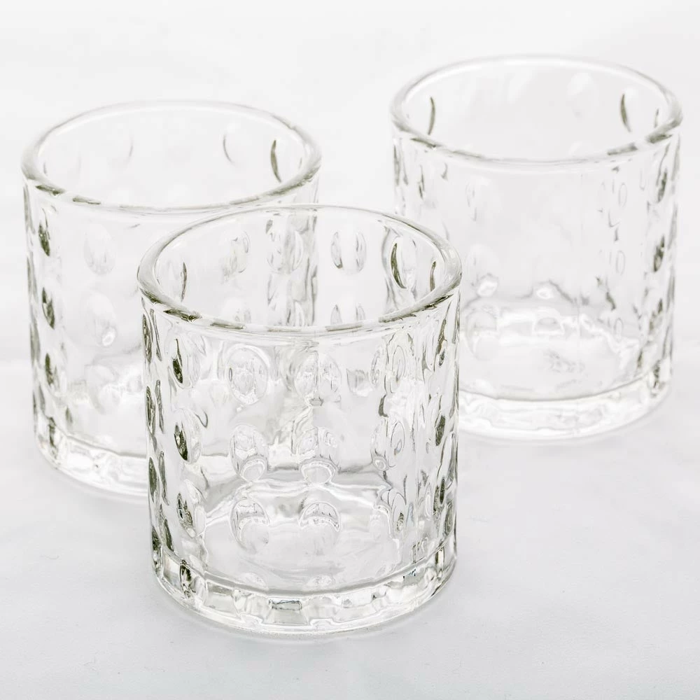 Richland Votive Holder Pinched Clear Set Of 48 1 Richland Votive Holder Pinched Clear Set Of 48