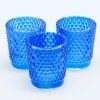 Richland Votive Holder Hobnail Blue Set Of 72