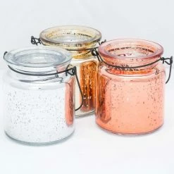 Richland Hanging Holder Mercury Rose Gold Set Of 12