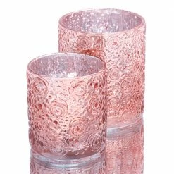 Richland Mercury Candle Holder Nadine Rose Gold Small Set Of 36 Shop By Event