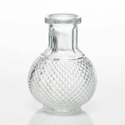 Weddings Richland Glass Bud Vase Clear Round Perfume Set Of 12