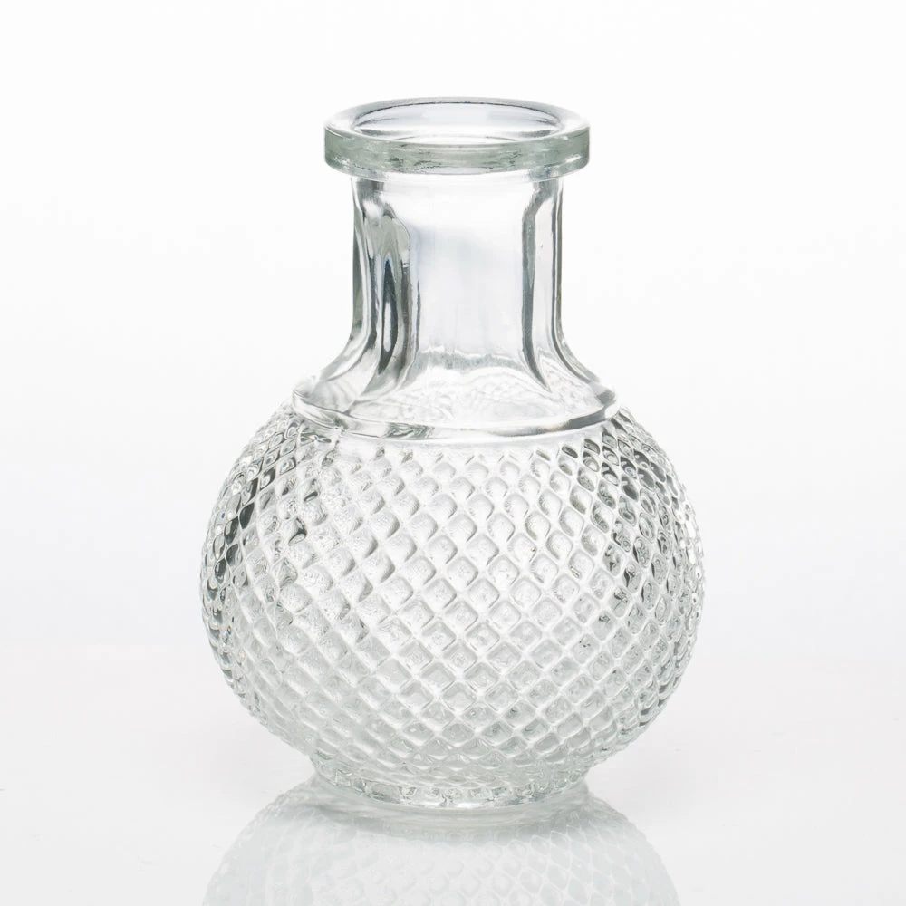 Richland Glass Bud Vase Clear Round Perfume Set Of 36 Weddings 1 Richland Glass Bud Vase Clear Round Perfume Set Of 36 Weddings