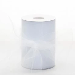 Weddings Richland Tulle Roll 6" X 100 Yards Wedding White