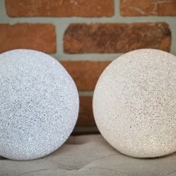 Richland Lola Spheres - Amber LED Lights Set Of 2