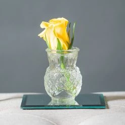 Richland Glass Bud Vase Clear Pineapple Set Of 48 Weddings