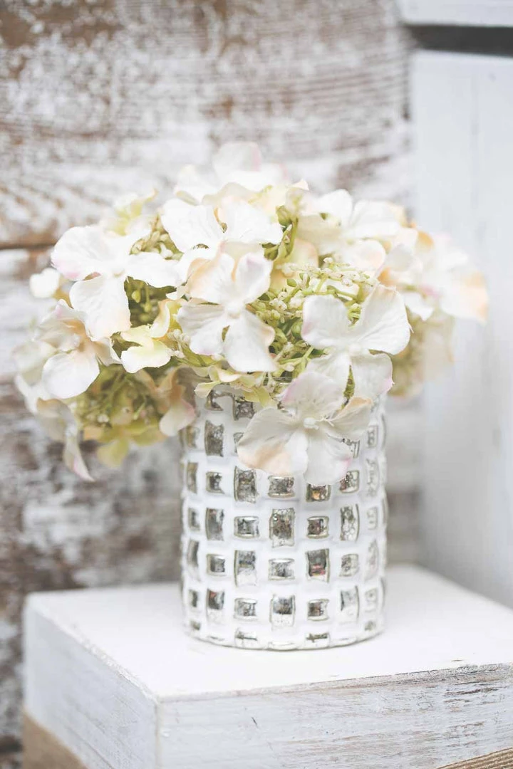 Richland Mosaic White Vase 2 Richland Mosaic White Vase