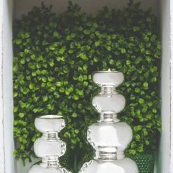 Shop By Event Richland Tealight Candle Holder Silver Bubble 9”