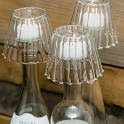 Shop By Event Richland Inza Wine Bottle Chandelier Glass Tealight Holder Set Of 4