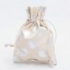 Richland Cotton Bag 5" X 7" With Silver Dots Set Of 12