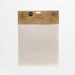 Richland Canvas Craft Sheet Laminated 8.5" X 11" Set Of 6