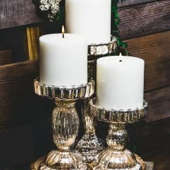 Richland Rayner Mercury Pillar Candle Holder 8"