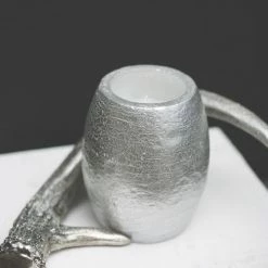 Richland LED Candle Silver Metallic Anniversary