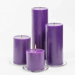 Richland 4" X 12" Purple Pillar Candle Shop By Event