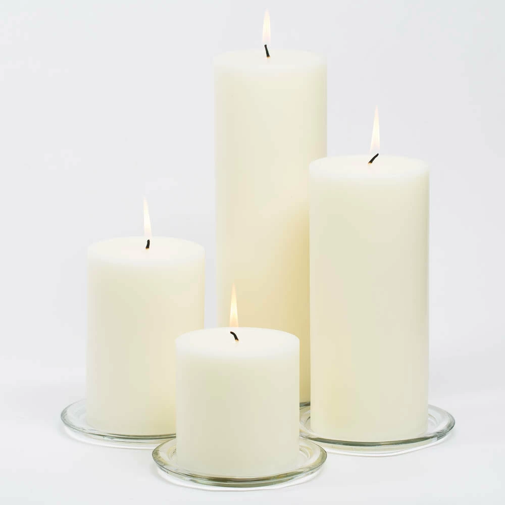 Richland 4" X 4" Ivory Pillar Candles Set Of 6 Shop By Event 3 Richland 4" X 4" Ivory Pillar Candles Set Of 6 Shop By Event