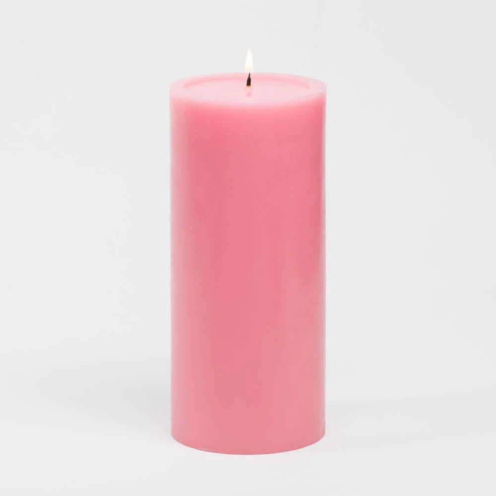 Shop By Event Richland 4" X 9" Pink Pillar Candles Set Of 6 1 Shop By Event Richland 4" X 9" Pink Pillar Candles Set Of 6