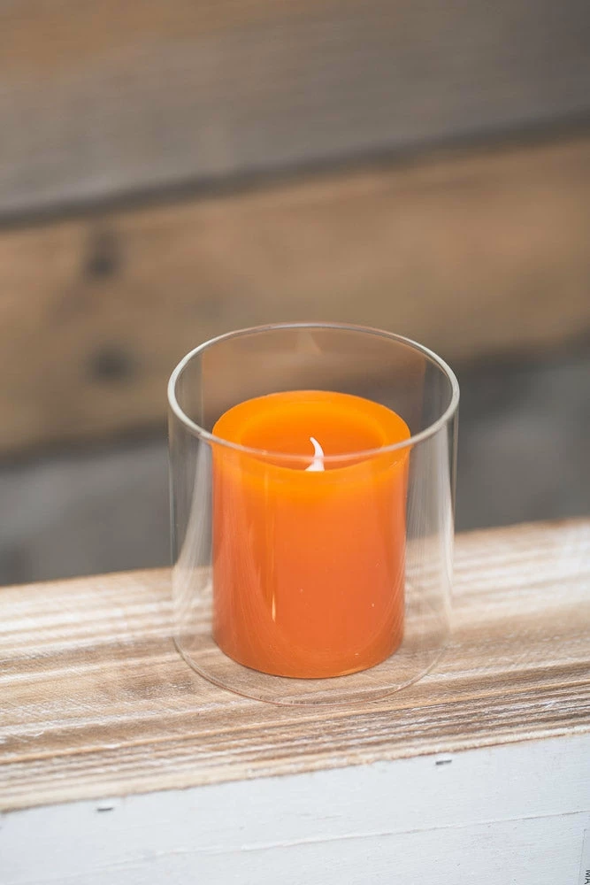 Seasonal Parties Richland LED Votive Candles Orange Set Of 12 2 Seasonal Parties Richland LED Votive Candles Orange Set Of 12