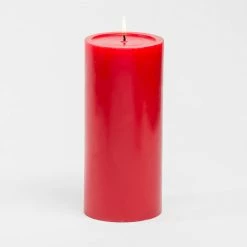 Richland 4" X 9" Red Pillar Candle Shop By Event