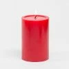 Richland 4" X 6" Red Pillar Candles Set Of 6