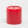 Shop By Event Richland 4" X 4" Red Pillar Candle