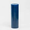 Richland 4" X 12" Navy Blue Pillar Candle