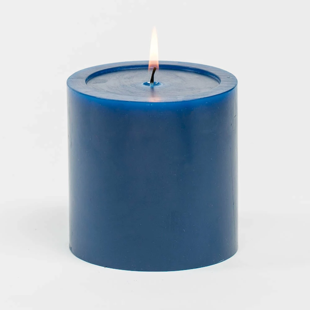 Shop By Event Richland 4" X 4" Navy Blue Pillar Candle 1 Shop By Event Richland 4" X 4" Navy Blue Pillar Candle