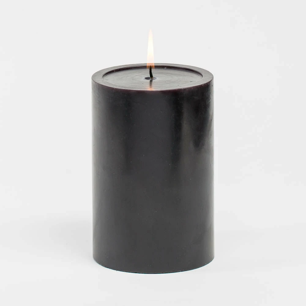 Shop By Event Richland 4" X 6" Black Pillar Candles Set Of 6 1 Shop By Event Richland 4" X 6" Black Pillar Candles Set Of 6