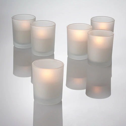 Richland Votive Candles & Eastland Frosted Votive Holders Set Of 144 1 Richland Votive Candles & Eastland Frosted Votive Holders Set Of 144