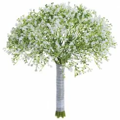 Seasonal Parties Richland Gypsophilia Baby's Breath Bouquet White 10"