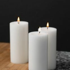 Richland Pillar Candles 3"x6" White Set Of 24 Shop By Event