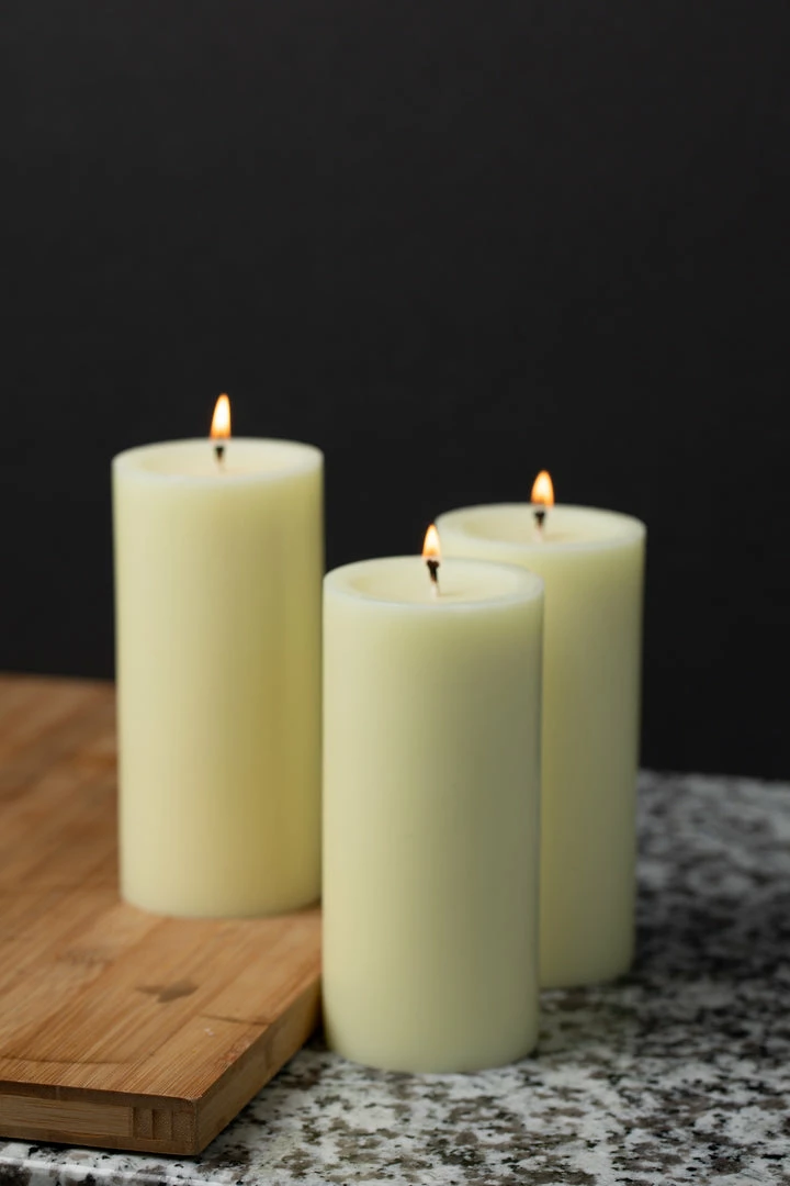 Richland Pillar Candles 3"x6" Ivory Set Of 24 Shop By Event 3 Richland Pillar Candles 3"x6" Ivory Set Of 24 Shop By Event