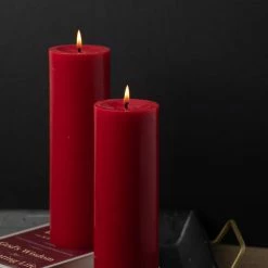 Shop By Event Richland Pillar Candle 3"x9" Red