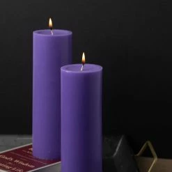 Shop By Event Richland Pillar Candles 3"x9" Lavender Set Of 12