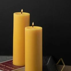 Shop By Event Richland Pillar Candles 3"x9" Yellow Set Of 12