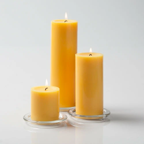 Richland Pillar Candles & Eastland Square Holders Set Of 3 10 Richland Pillar Candles & Eastland Square Holders Set Of 3
