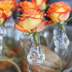 Richland Eastland Pinched Bud Vase 3.5" Set Of 12 Weddings