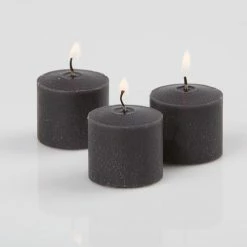 Richland Votive Candles Unscented Black 10 Hour Set Of 144 Shop By Event